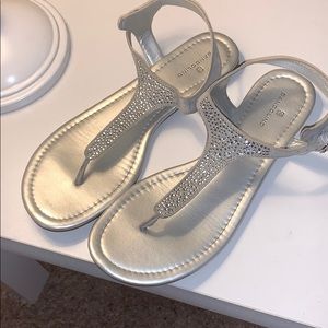 Bandolino sandals with crystal detail